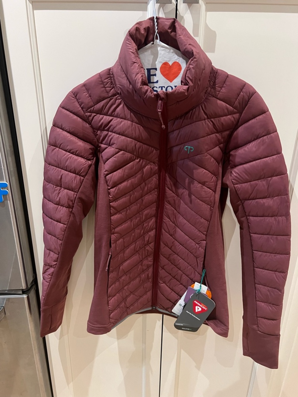 Peppermint cycling jacket Dusty rose size S